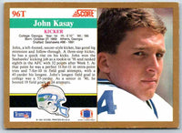 1991 Score John Kasay #96T
