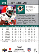 2009 Upper Deck Ricky Williams