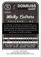 2017 Donruss Melky Cabrera #76