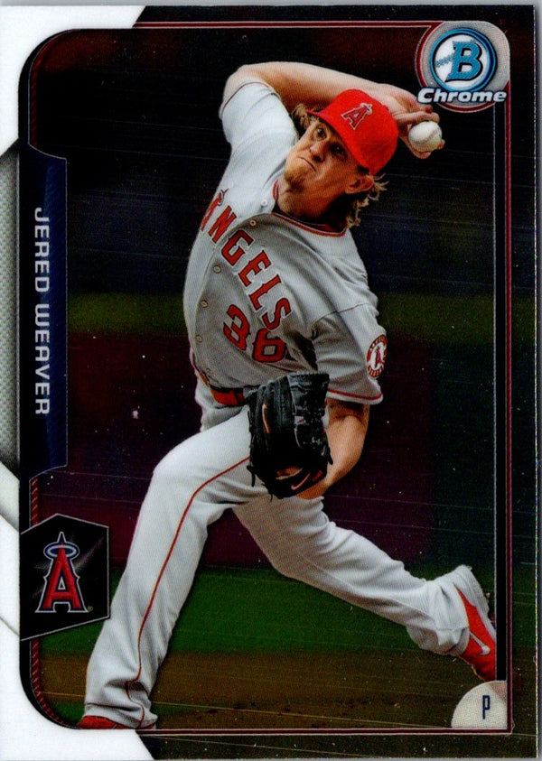 2015 Bowman Chrome Jered Weaver #11