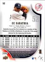 2009 Finest CC Sabathia #52