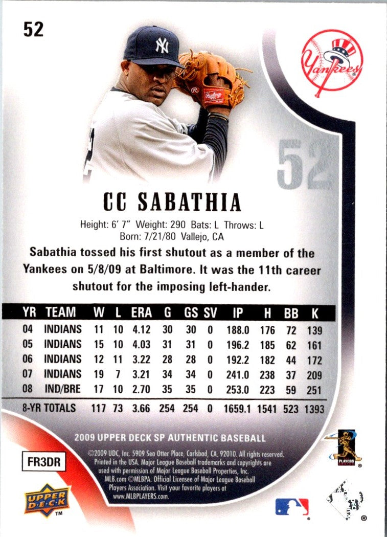 2009 Finest CC Sabathia