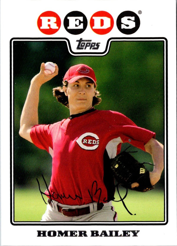 2008 Topps Homer Bailey #570