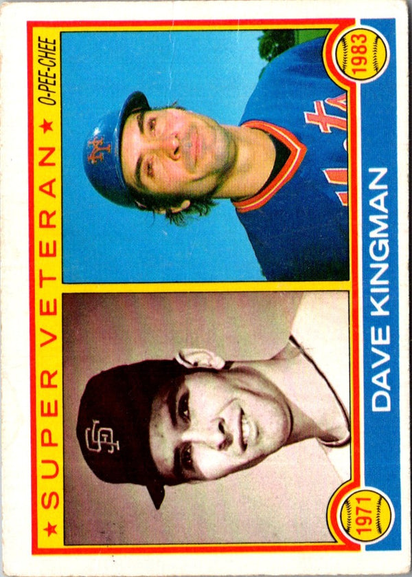 1983 O-Pee-Chee Dave Kingman #161