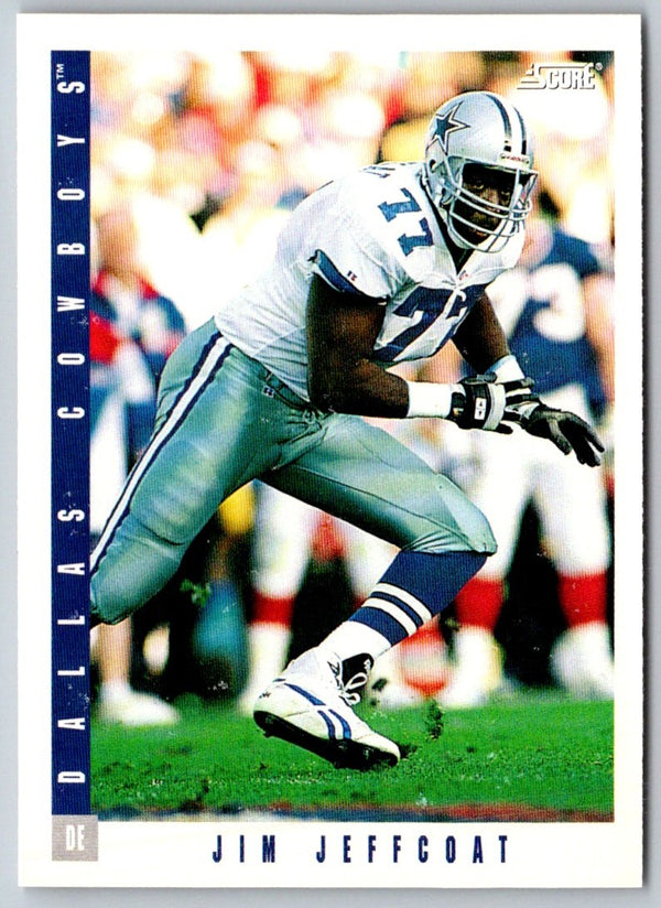 1993 Score Jim Jeffcoat #80