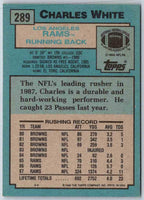 1988 Topps Charles White #289