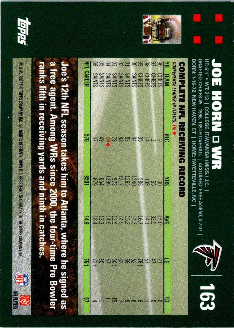2007 Topps Joe Horn