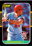 1987 Leaf Tom Brunansky
