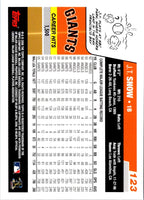 2006 Topps J.T. Snow #123