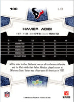 2008 Score Super Bowl XLIII Xavier Adibi #400