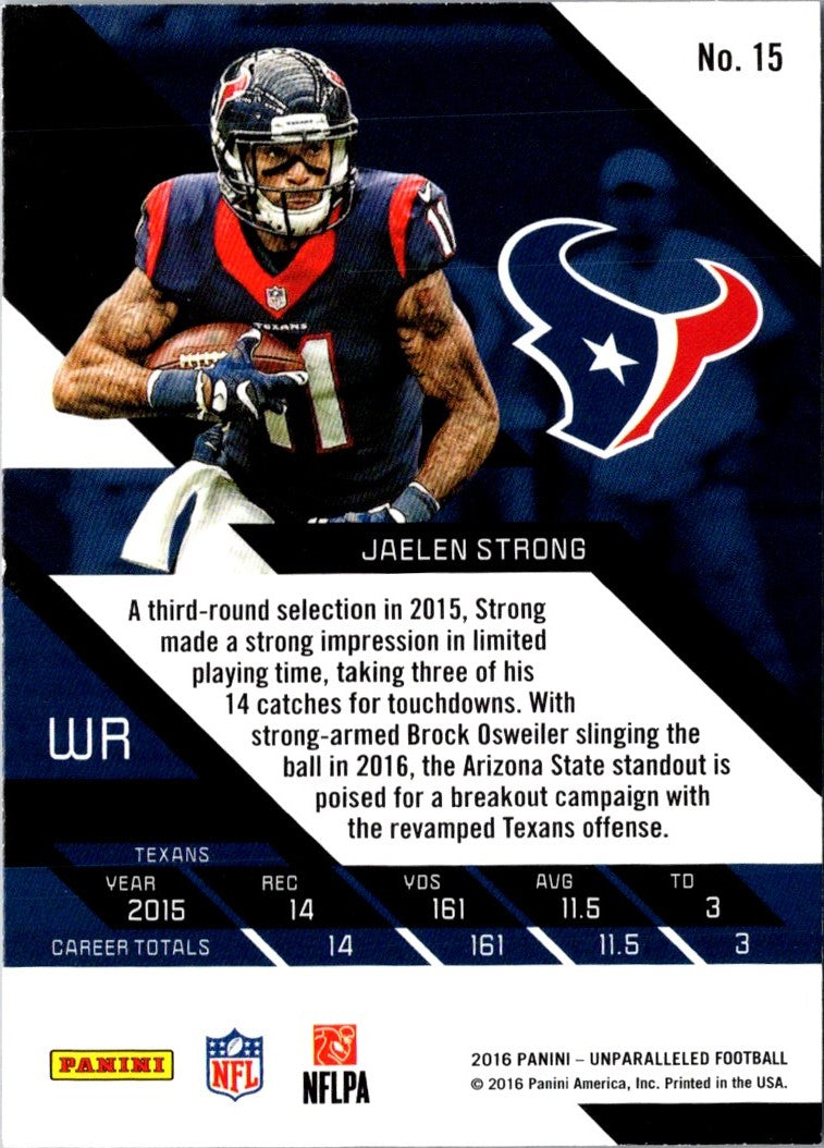 2016 Panini Unparalleled Jaelen Strong