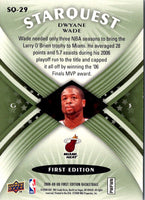 2008 Upper Deck First Edition StarQuest Green Dwyane Wade #SQ-29
