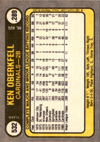 1981 Fleer Ken Oberkfell #532