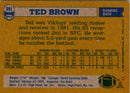 1982 Topps Ted Brown