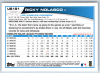 2013 Topps Update Ricky Nolasco #US191