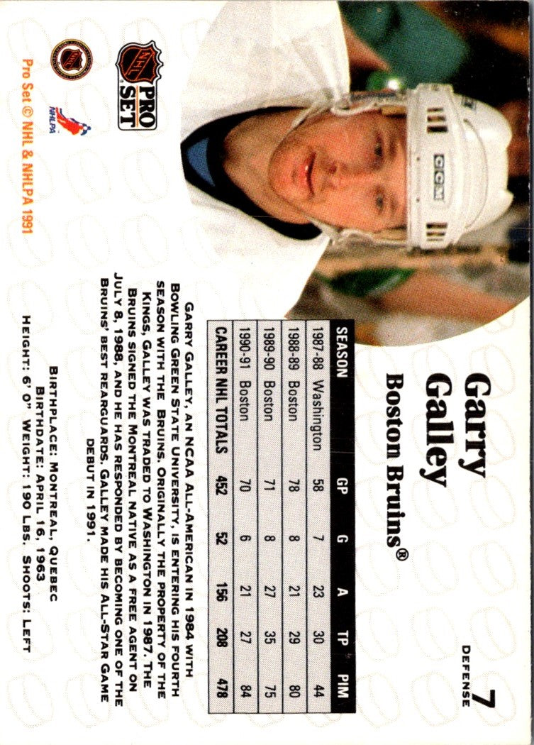 1991 Pro Set Garry Galley