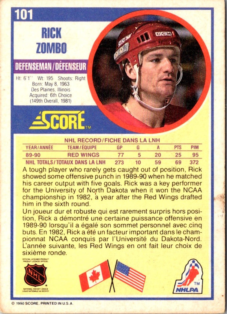 1990 Score Rick Zombo