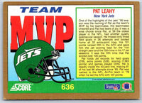 1991 Score Pat Leahy #636
