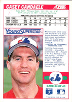 1988 Score Young Superstars I Casey Candaele #34