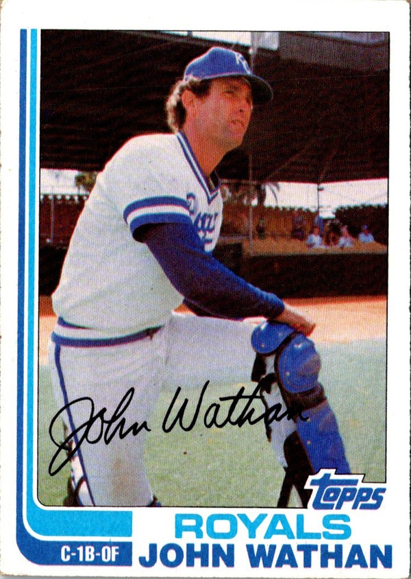 1982 Topps John Wathan #429