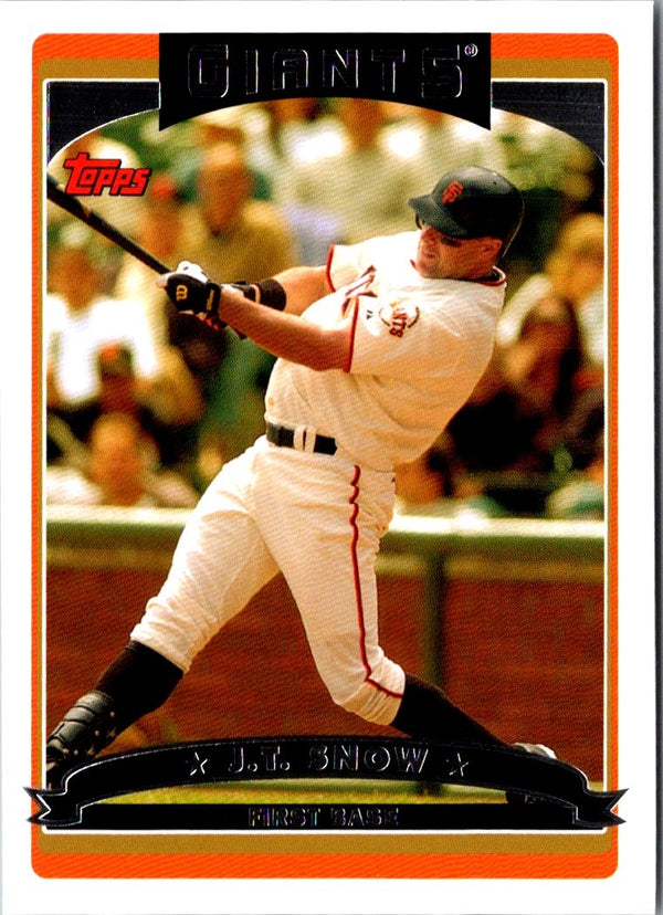 2006 Topps J.T. Snow #123