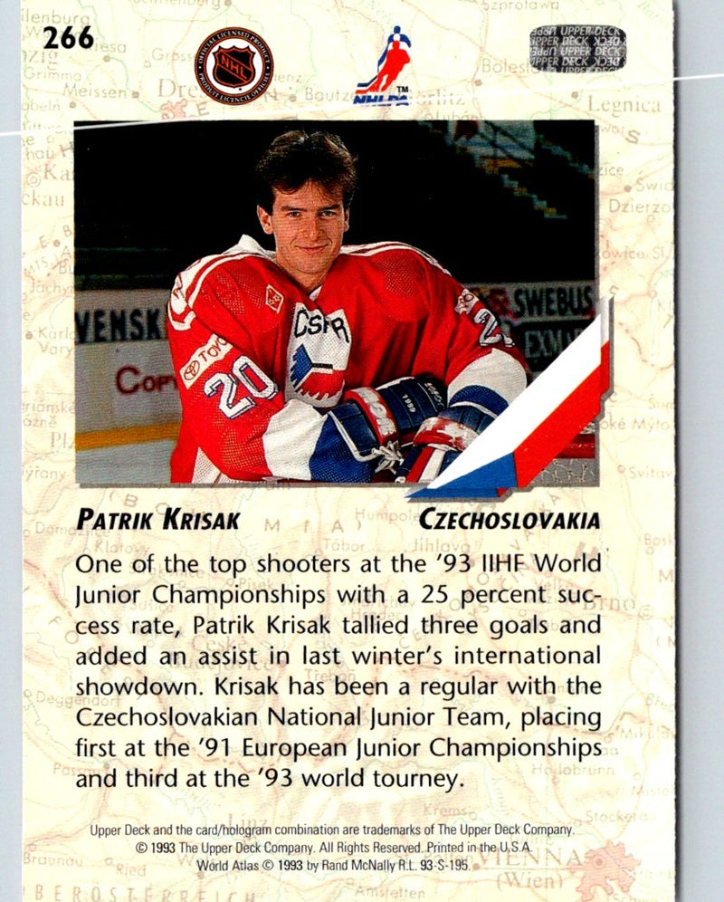 1993 Upper Deck Patrik Krisak