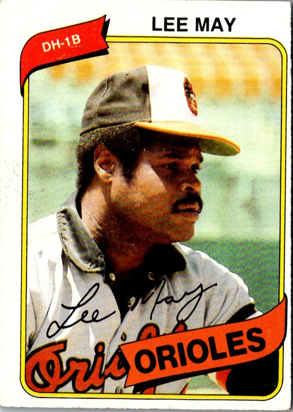 1980 Topps Lee May #490