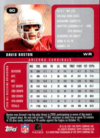 2001 Stadium Club David Boston #80