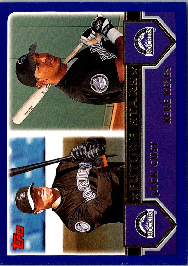 2003 Topps Jack Cust/Rene Reyes #327