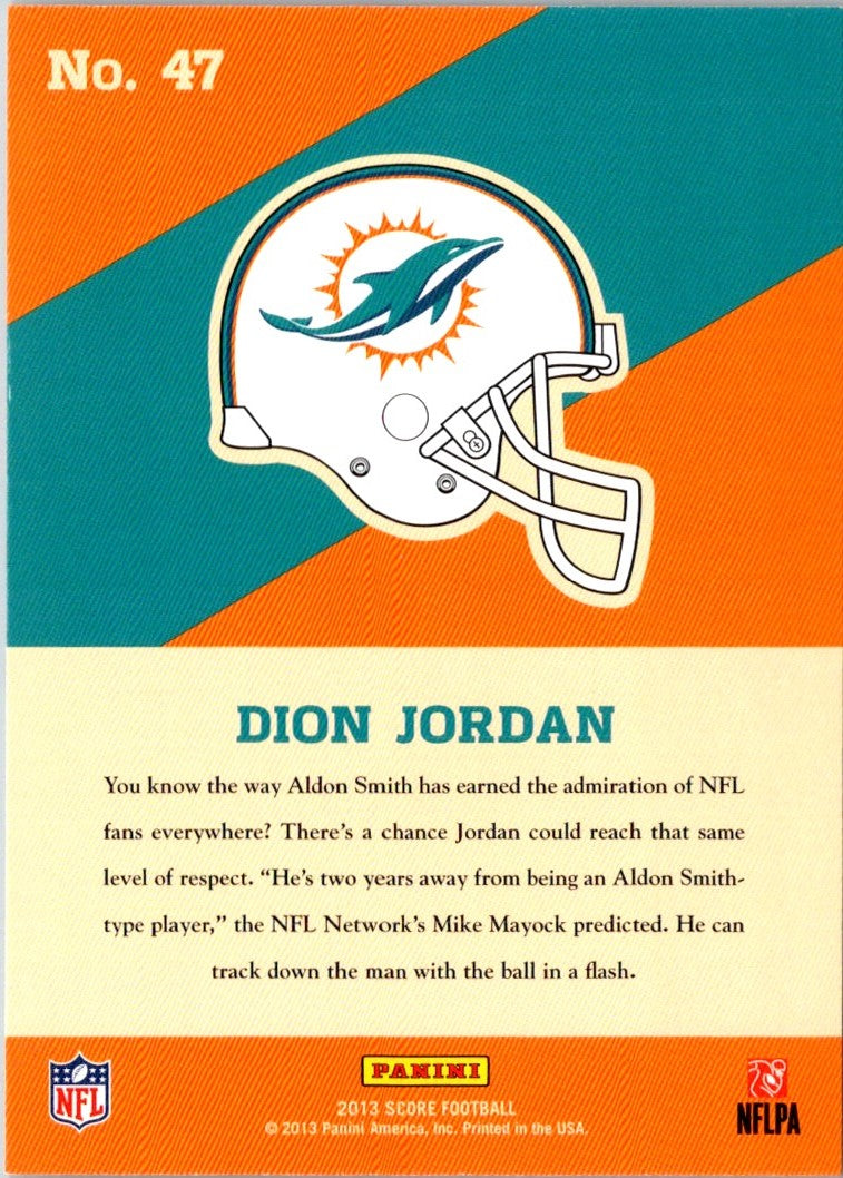 2013 Score Hot Rookies Retail Dion Jordan