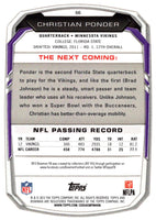 2013 Bowman Christian Ponder #66