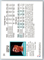 1991 Hoops J.R. Reid #24
