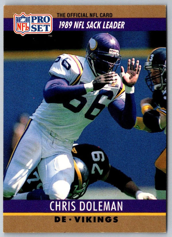 1990 Pro Set FACT Cincinnati Chris Doleman #18