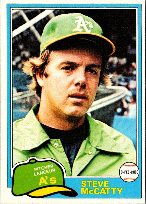 1981 O-Pee-Chee Steve McCatty #59