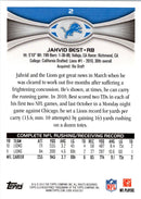2012 Topps Jahvid Best