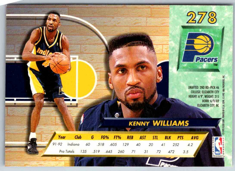 1992 Fleer Ultra Kenny Williams