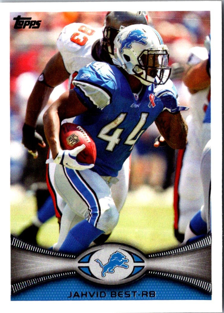 2012 Topps Jahvid Best
