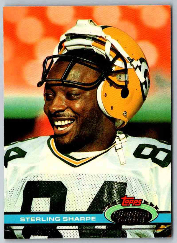 1991 Topps Stadium Club Football Sterling Sharpe #79