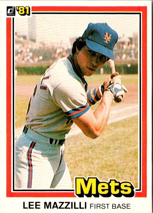 1981 Donruss Lee Mazzilli #34