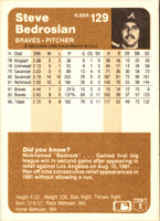 1983 Fleer Steve Bedrosian #129