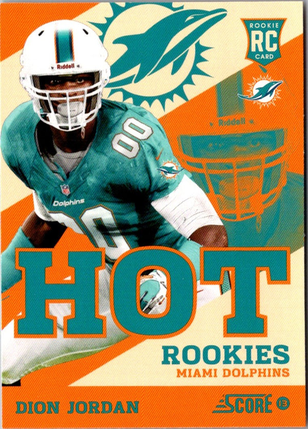 2013 Score Hot Rookies Retail Dion Jordan #47