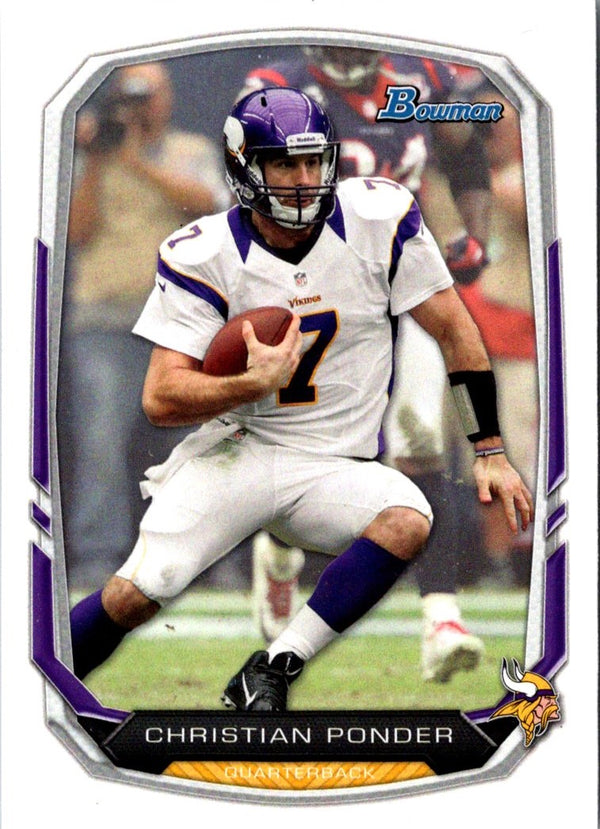 2013 Bowman Christian Ponder #66