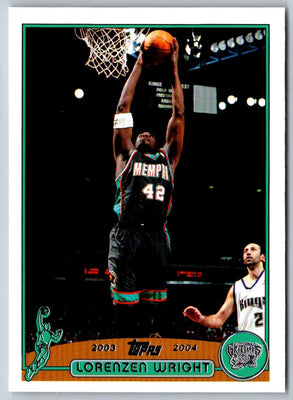 2003 Topps Collection Lorenzen Wright #123