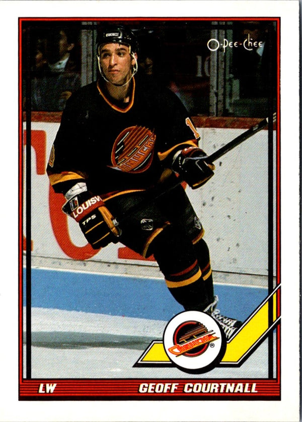 1991 O-Pee-Chee Geoff Courtnall #305