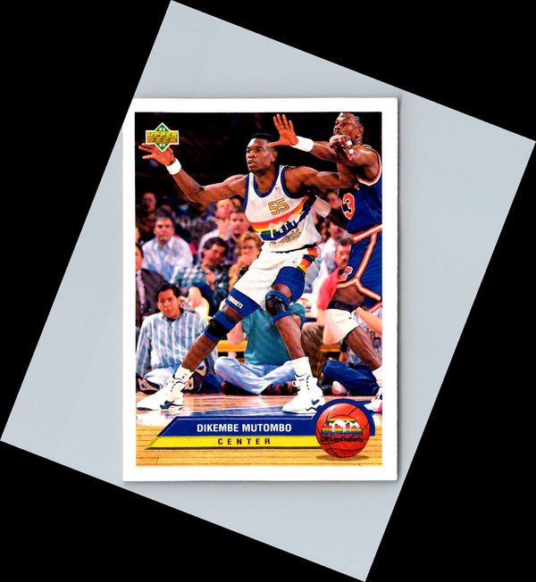 1992 Upper Deck McDonald's Dikembe Mutombo #P10