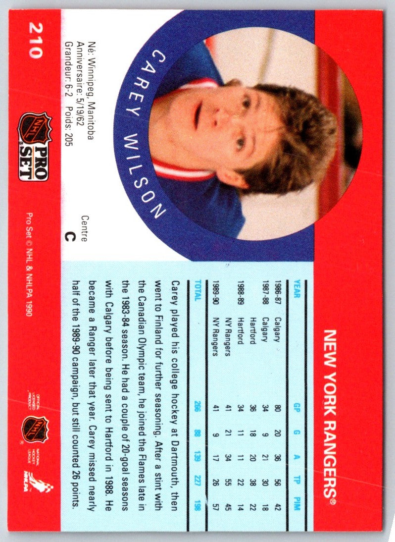 1990 Pro Set Carey Wilson