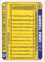 1987 O-Pee-Chee Darrell Evans #265
