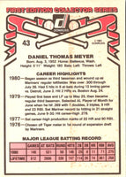 1981 Donruss Dan Meyer #43