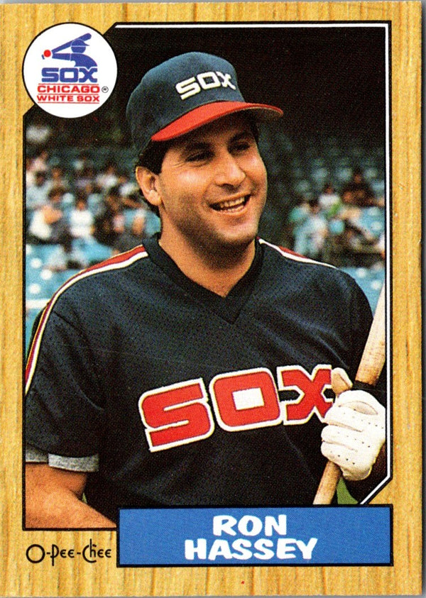 1987 O-Pee-Chee Ron Hassey #61