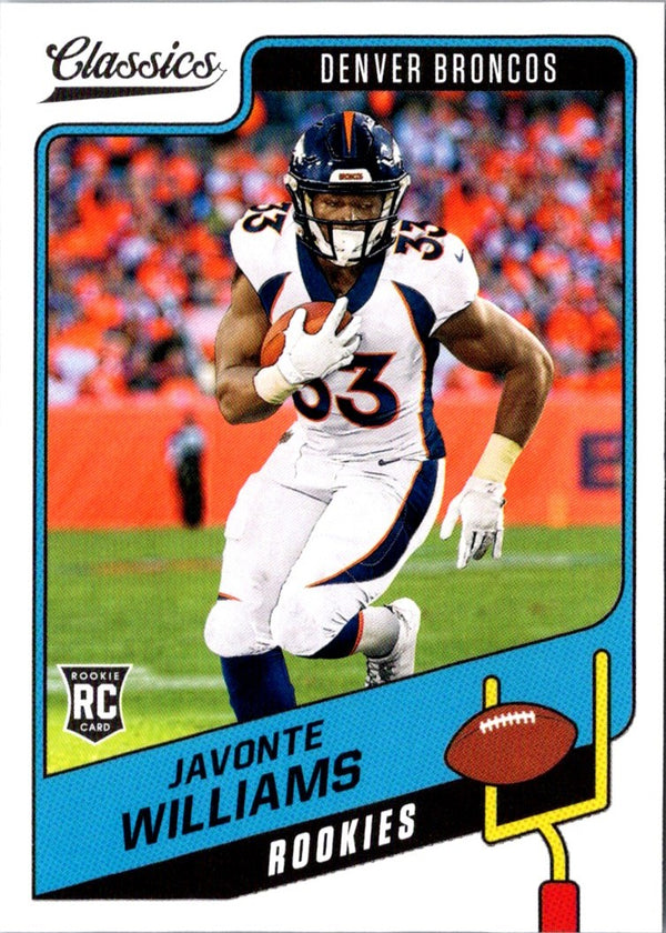 2021 Panini Classics Javonte Williams #165 Rookie